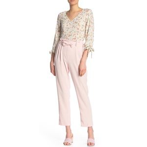 CeCe Moss Crepe Straight Leg Pants